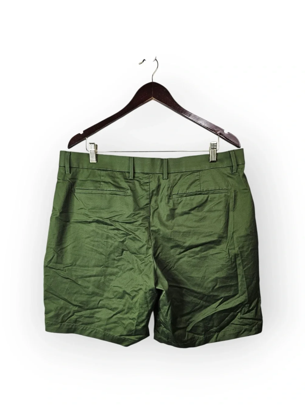 Banana Republic Core Temp Chino Shorts | Men’s Size 36 Olive Green